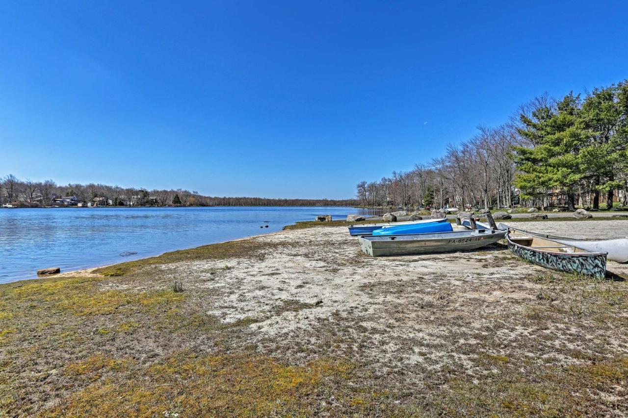 Tobyhanna Home With Hot Tub And Fire Pit Walk To Lake Exterior photo